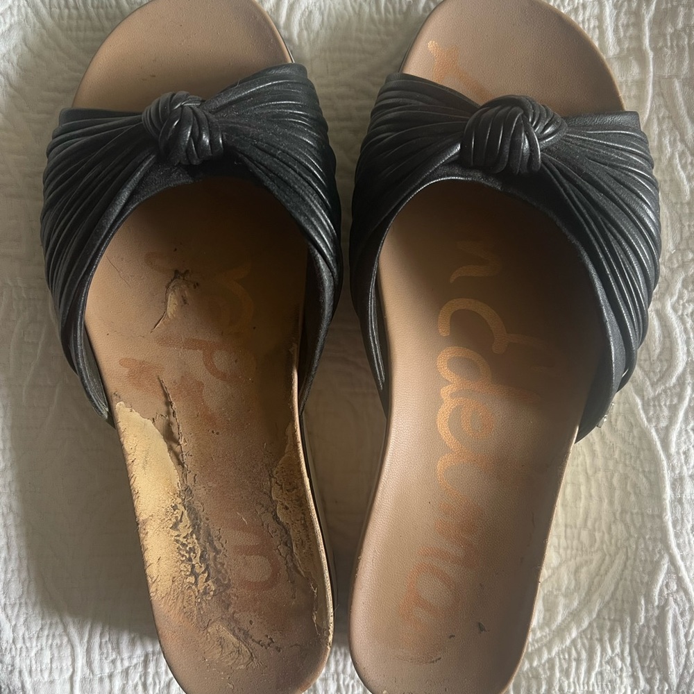 Sam Edelman black slide size 8